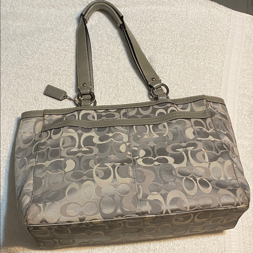 Coach Gray Shoulder Bag - Picture 6 of 10
